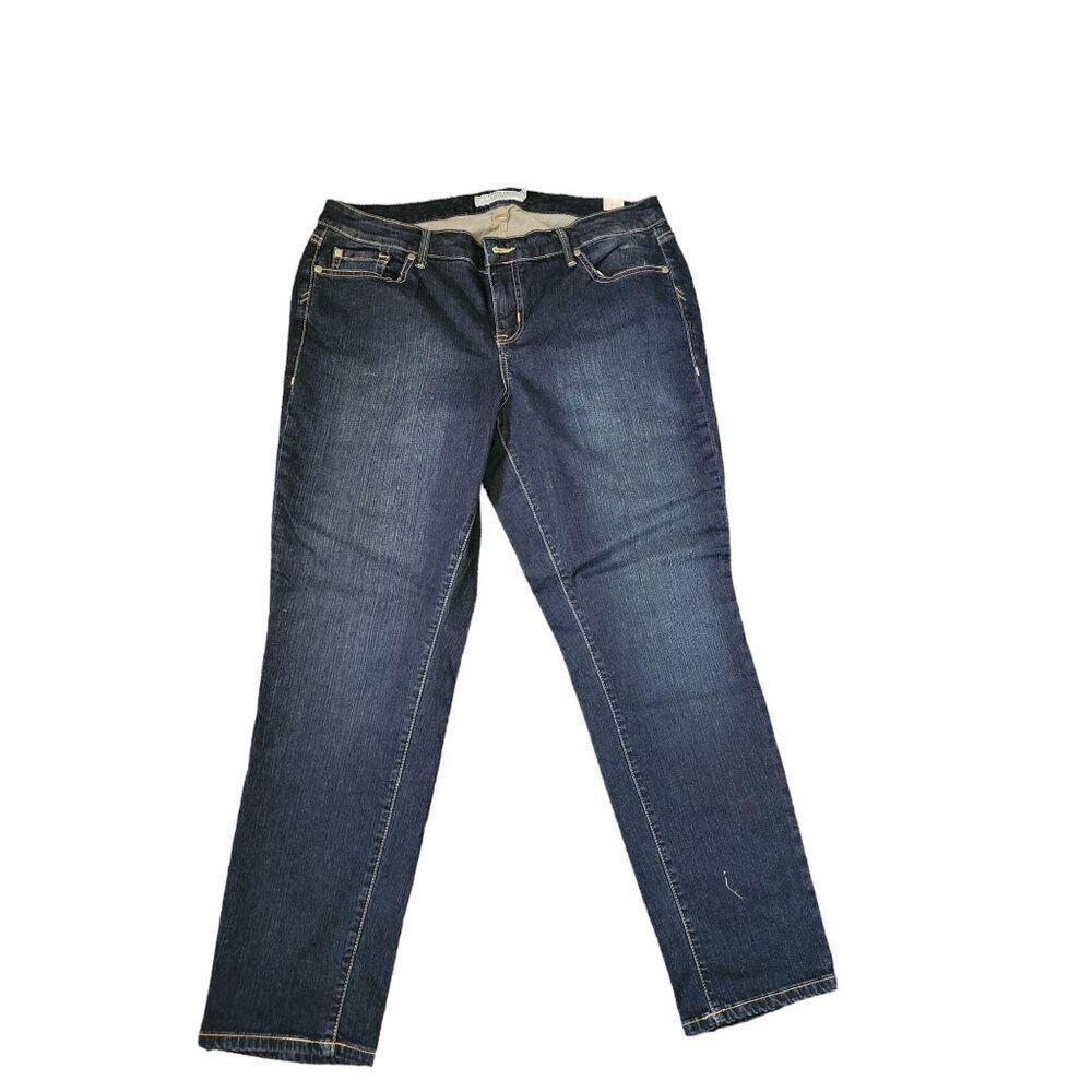 Torrid Midrise Dark Wash Straight Leg Jeans Womens Size 16R Blue NEW